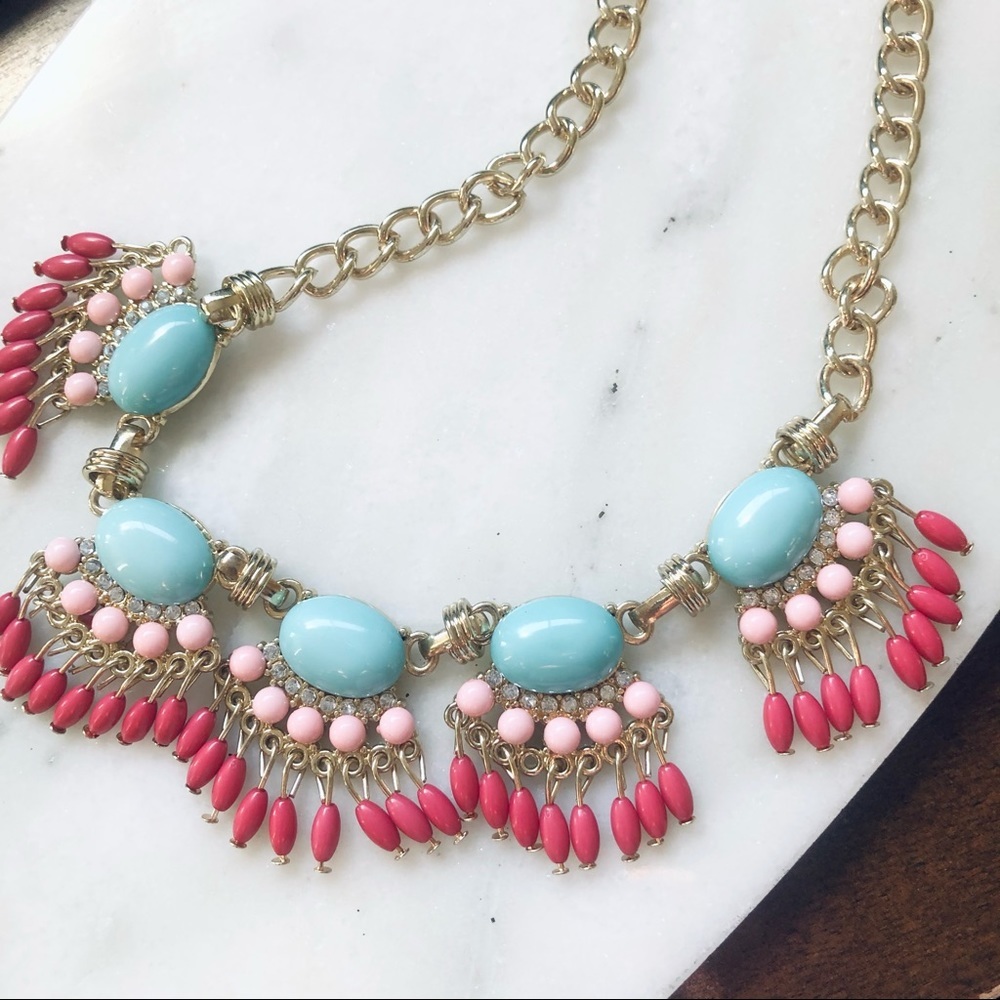 Beaded Statement Necklace
